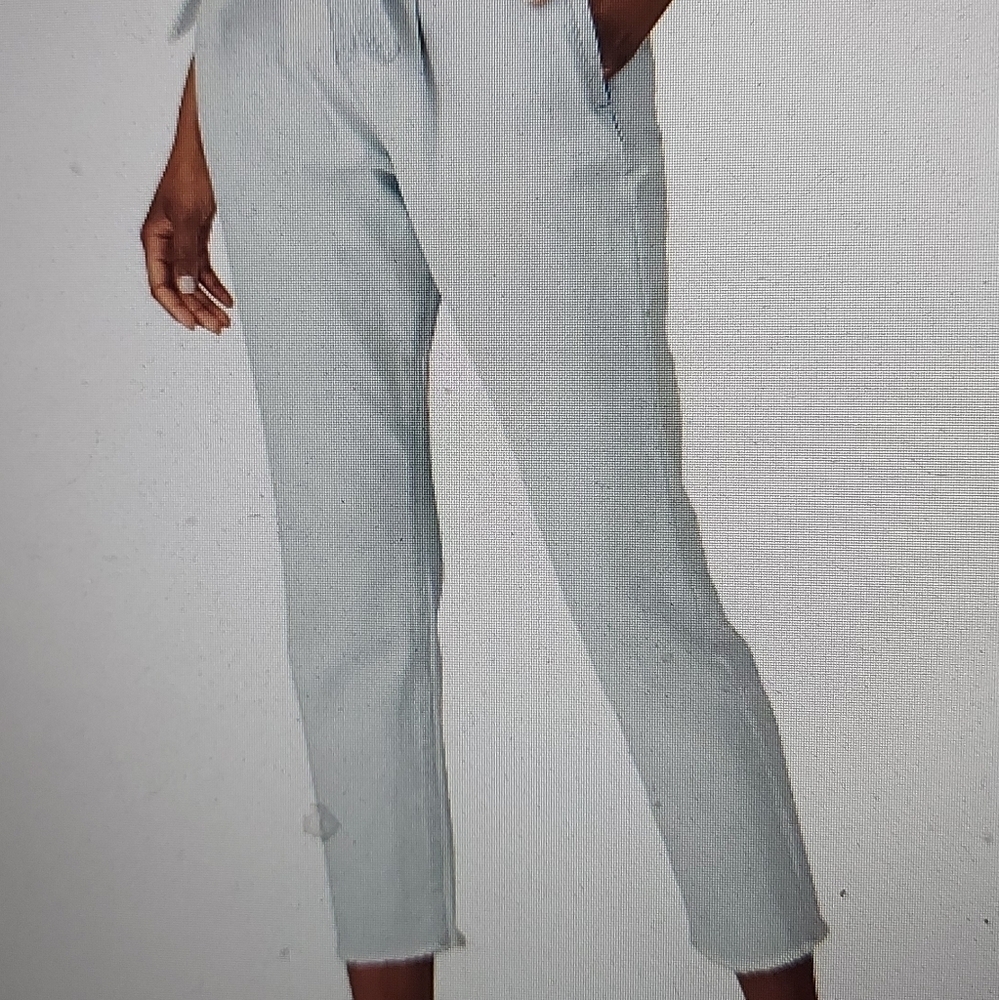 Casual Chic DL1961 Jeans Sz 28 Paper Bag High Rise Cropped Lightweight Denim